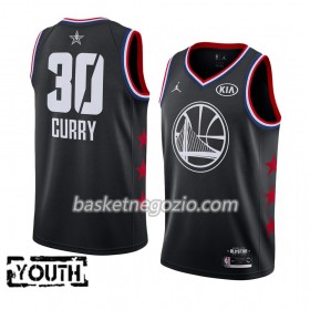 Canotte Bambino Golden State Warriors Stephen Curry 30 2019 All-Star Jordan Brand Nero Swingman